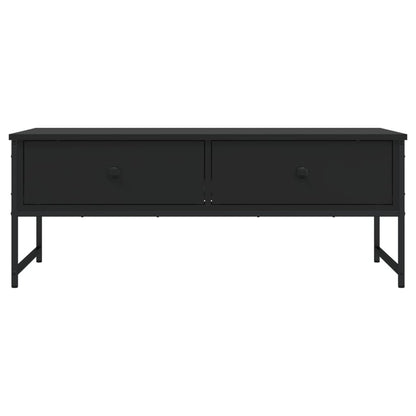 vidaXL Couchtisch Schwarz 101x49x39,5 cm Holzwerkstoff