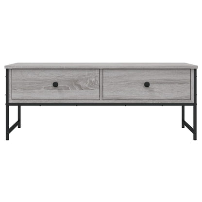 vidaXL Couchtisch Grau Sonoma 101x49x39,5 cm Holzwerkstoff