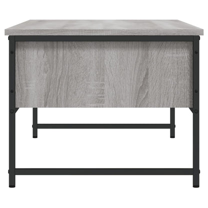 vidaXL Couchtisch Grau Sonoma 101x49x39,5 cm Holzwerkstoff