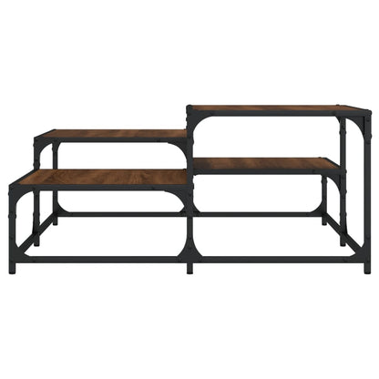 vidaXL Couchtisch Braun Eichen-Optik 87,5x87,5x40 cm Holzwerkstoff