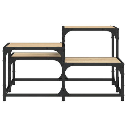 vidaXL Table basse chêne sonoma 68x68x40 cm aggloméré