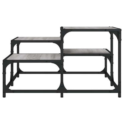 vidaXL Couchtisch Grau Sonoma 68x68x40 cm Holzwerkstoff