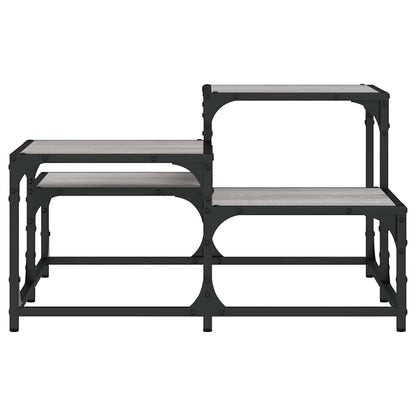 vidaXL Couchtisch Grau Sonoma 68x68x40 cm Holzwerkstoff