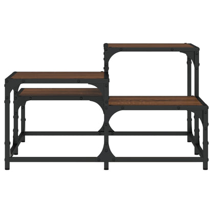 vidaXL Couchtisch Braun Eichen-Optik 68x68x40 cm Holzwerkstoff