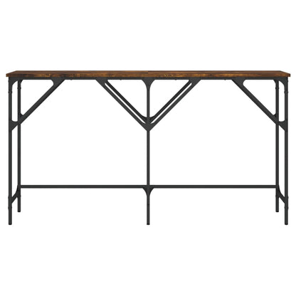 vidaXL Konsolentisch Räuchereiche 140x29x75 cm Holzwerkstoff