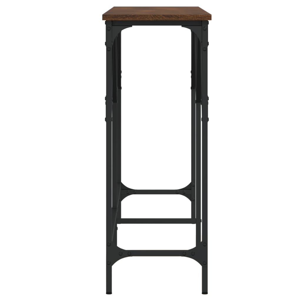 vidaXL Konsolentisch Braun Eichen-Optik 140x29x75 cm Holzwerkstoff