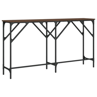 vidaXL Konsolentisch Braun Eichen-Optik 140x29x75 cm Holzwerkstoff