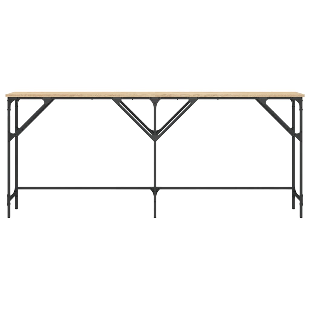 vidaXL Konsolentisch Sonoma-Eiche 180x29x75 cm Holzwerkstoff