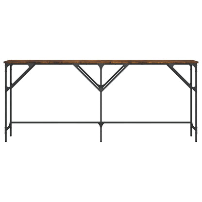 vidaXL Konsolentisch Räuchereiche 180x29x75 cm Holzwerkstoff