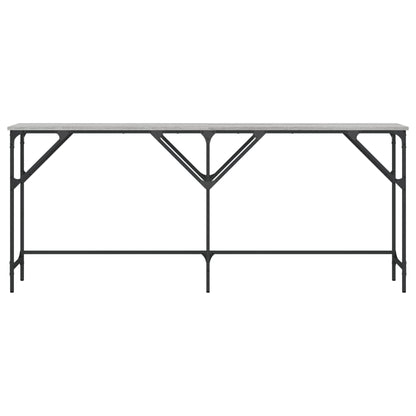 vidaXL Konsolentisch Grau Sonoma 180x29x75 cm Holzwerkstoff