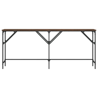 vidaXL Konsolentisch Braun Eichen-Optik 180x29x75 cm Holzwerkstoff