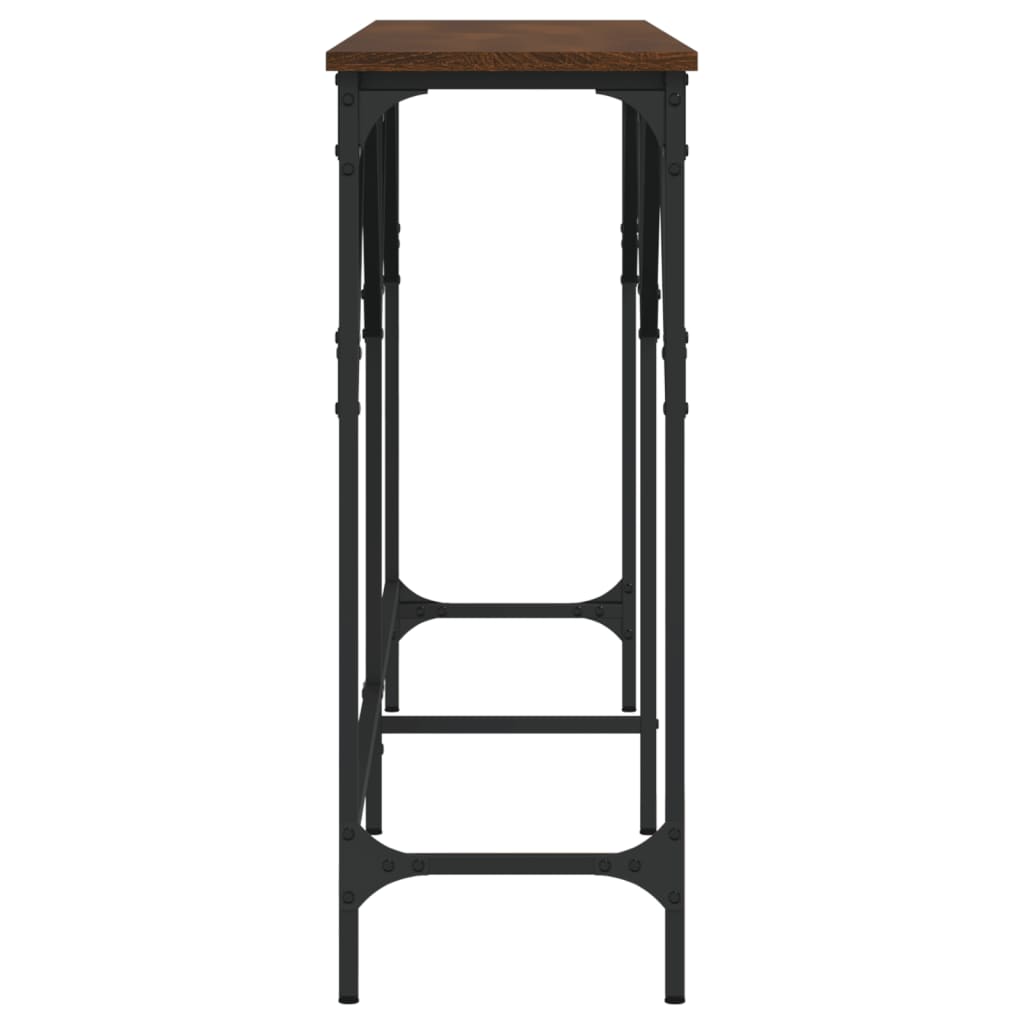 vidaXL Konsolentisch Braun Eichen-Optik 180x29x75 cm Holzwerkstoff