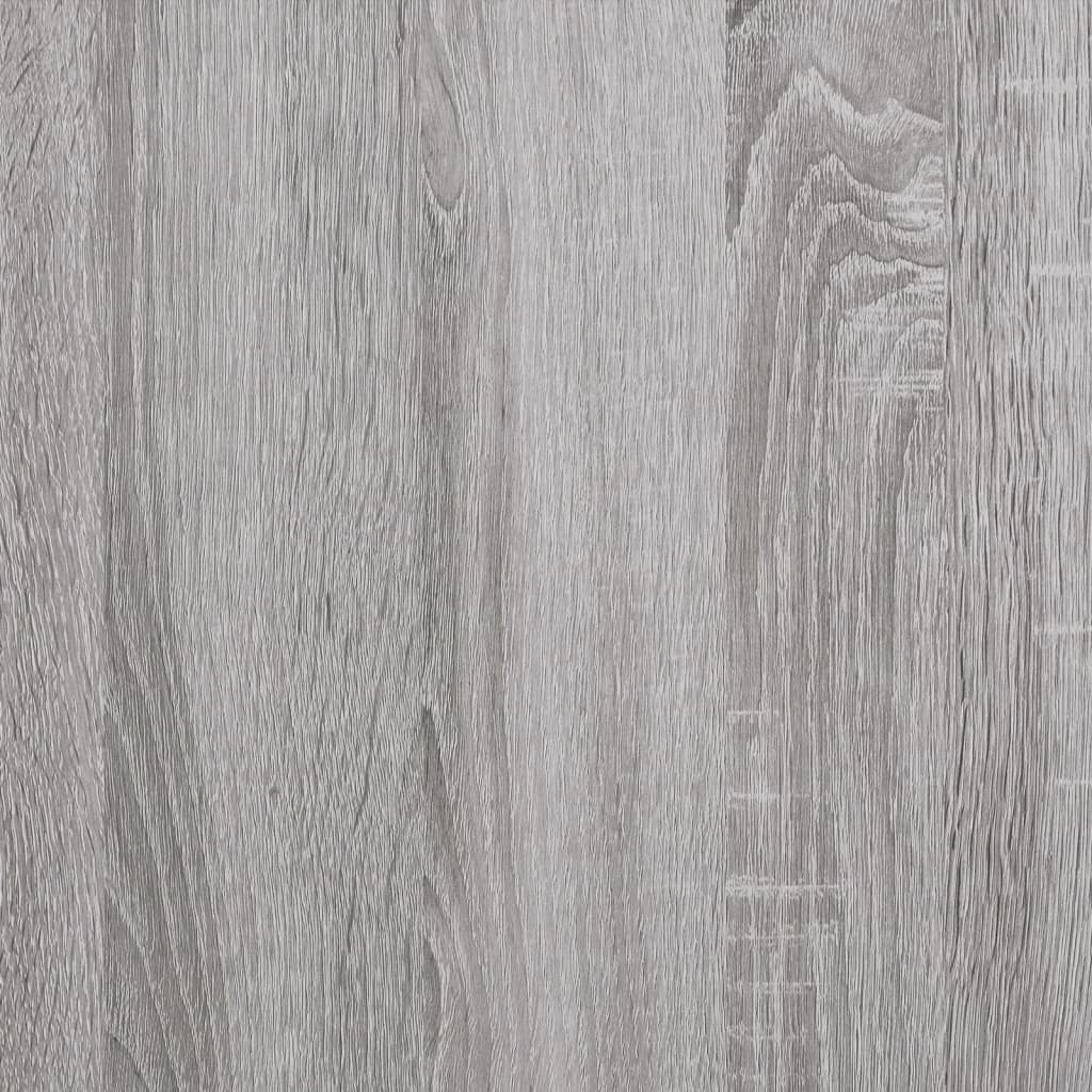 vidaXL Konsolentisch Grau Sonoma 180x23x75 cm Holzwerkstoff