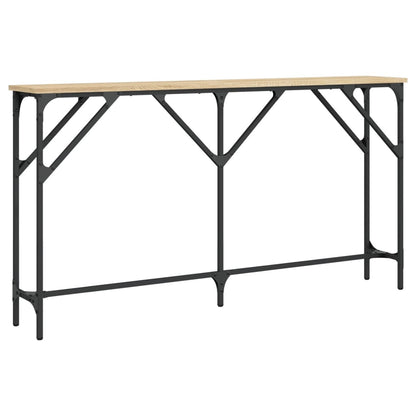 vidaXL Table console chêne Sonoma 140x23x75 cm Bois d'ingénierie