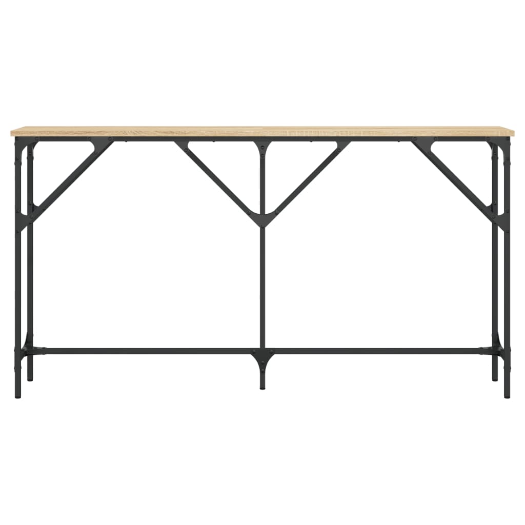 vidaXL Table console chêne Sonoma 140x23x75 cm Bois d'ingénierie