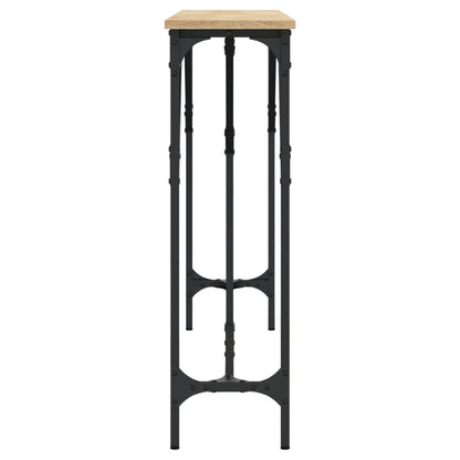 vidaXL Table console chêne Sonoma 140x23x75 cm Bois d'ingénierie
