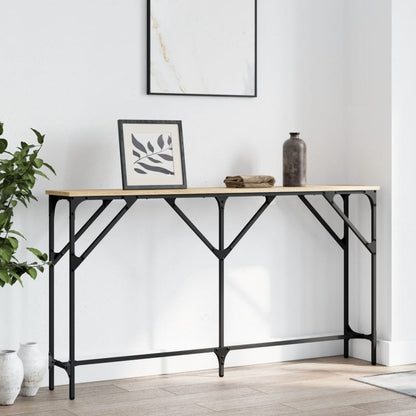 vidaXL Table console chêne Sonoma 140x23x75 cm Bois d'ingénierie