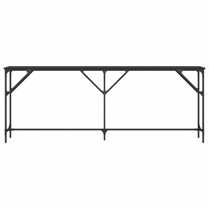 vidaXL Konsolentisch Schwarz 200x29x75 cm Holzwerkstoff