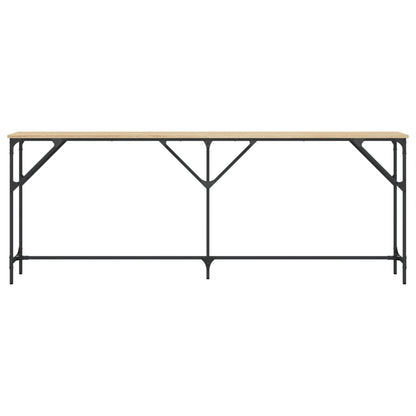 vidaXL Console chêne sonoma 200x29x75 cm Aggloméré
