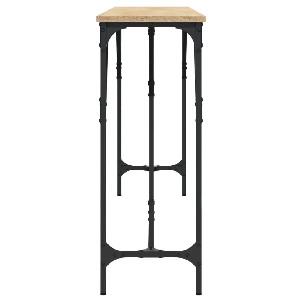 vidaXL Console chêne sonoma 200x29x75 cm Aggloméré