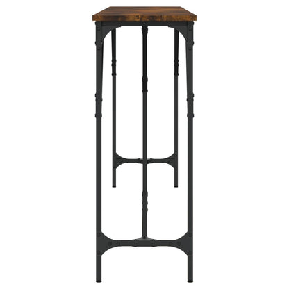 vidaXL Konsolentisch Räuchereiche 200x29x75 cm Holzwerkstoff