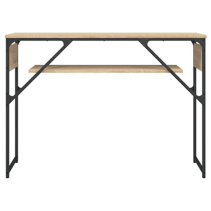 vidaXL Konsolentisch mit Ablage Sonoma-Eiche 105x30x75cm Holzwerkstoff