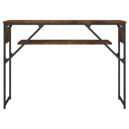vidaXL Konsolentisch mit Ablage Räuchereiche 105x30x75cm Holzwerkstoff