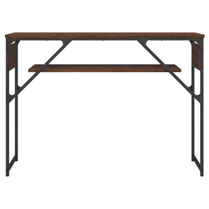 vidaXL Konsolentisch mit Ablage Braun Eichen-Optik 105x30x75 cm