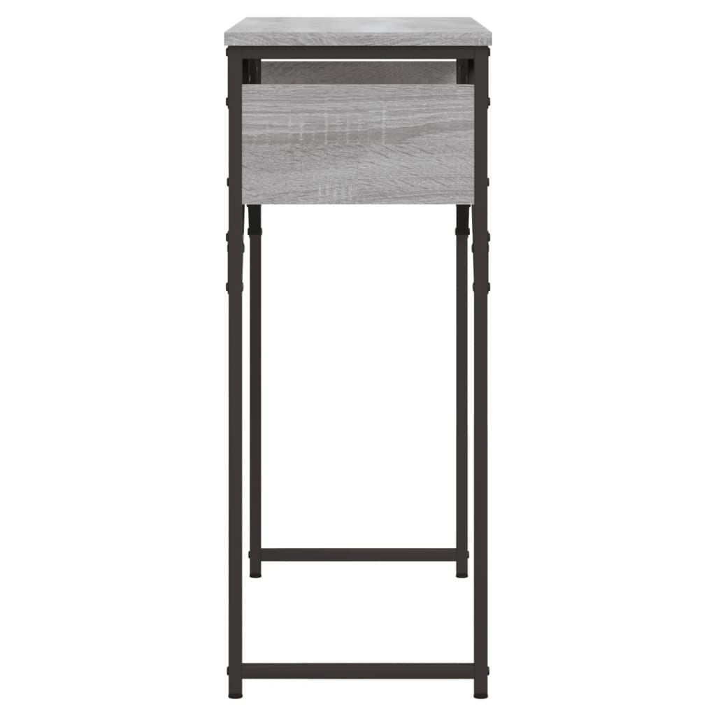 vidaXL Konsolentisch mit Ablage Grau Sonoma 75x30x75cm Holzwerkstoff