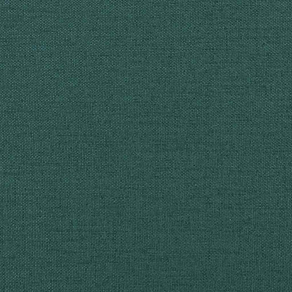 Sitzbank mit Kissen Dunkelgrün 113x64,5x75,5 cm Stoff