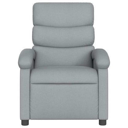 vidaXL Relaxsessel Hellgrau Stoff