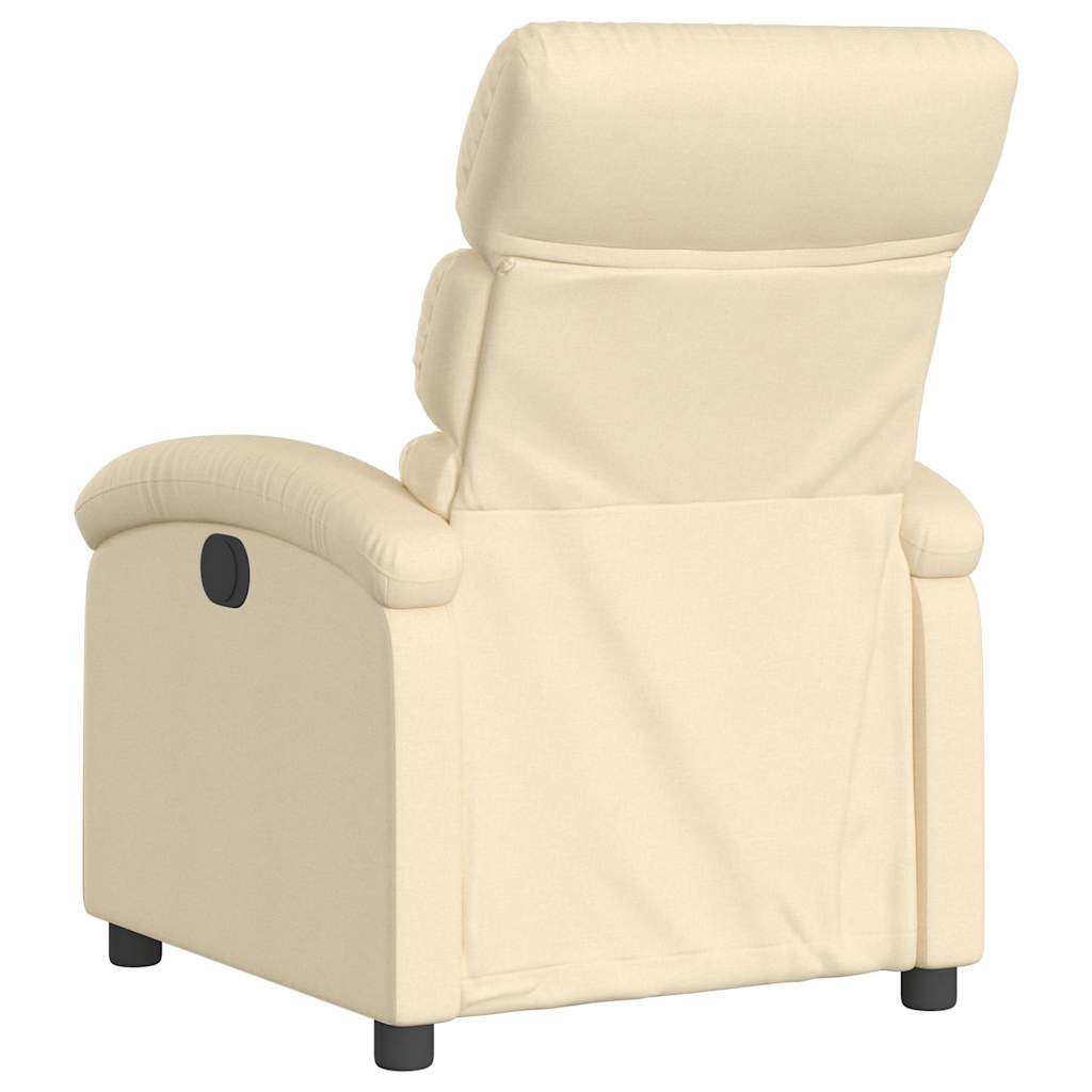 vidaXL Relaxsessel Creme Stoff