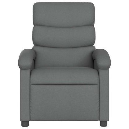 vidaXL Massagesessel Dunkelgrau Stoff