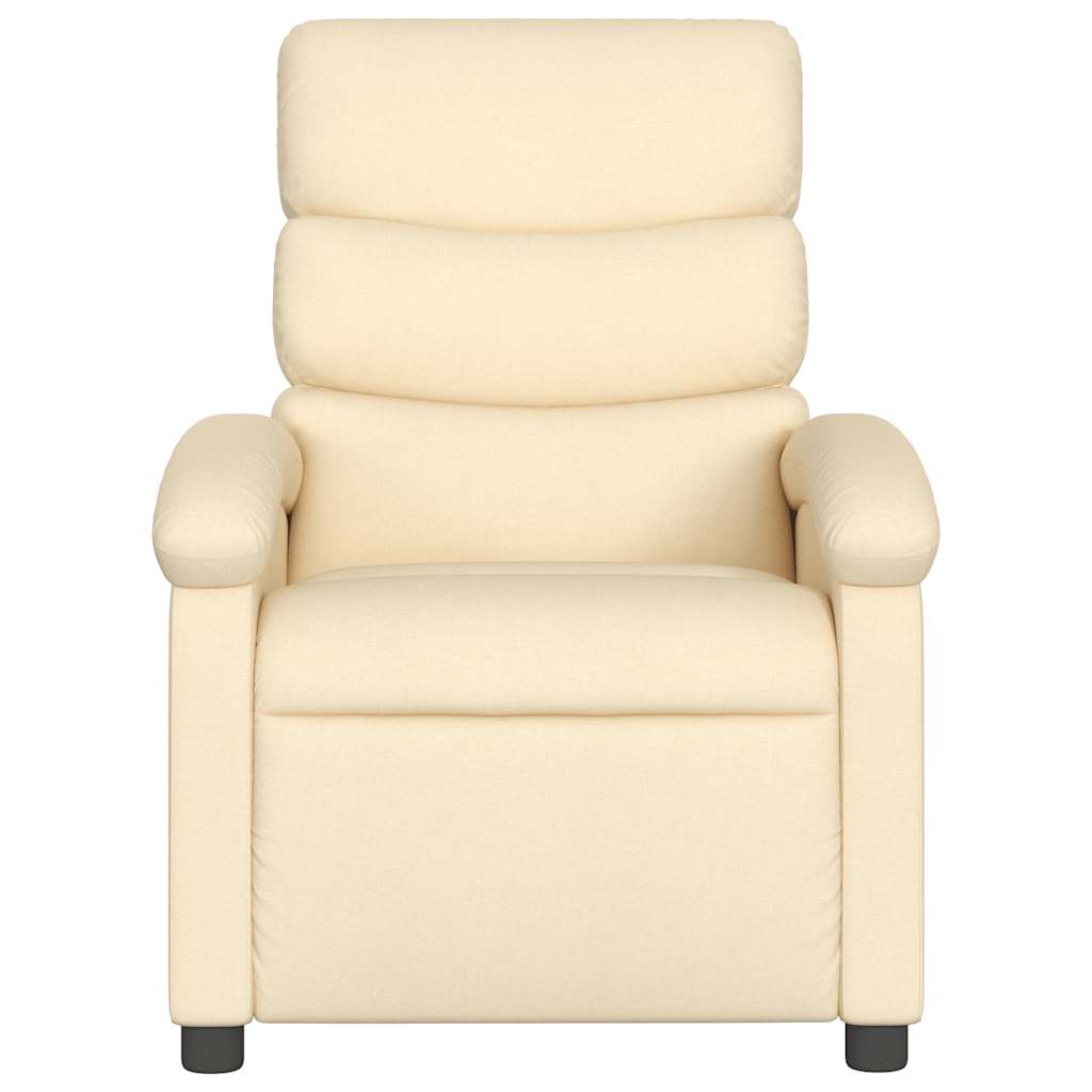 vidaXL Massagesessel Creme Stoff