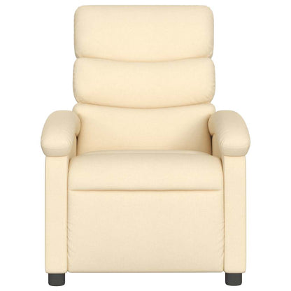 vidaXL Massagesessel Creme Stoff