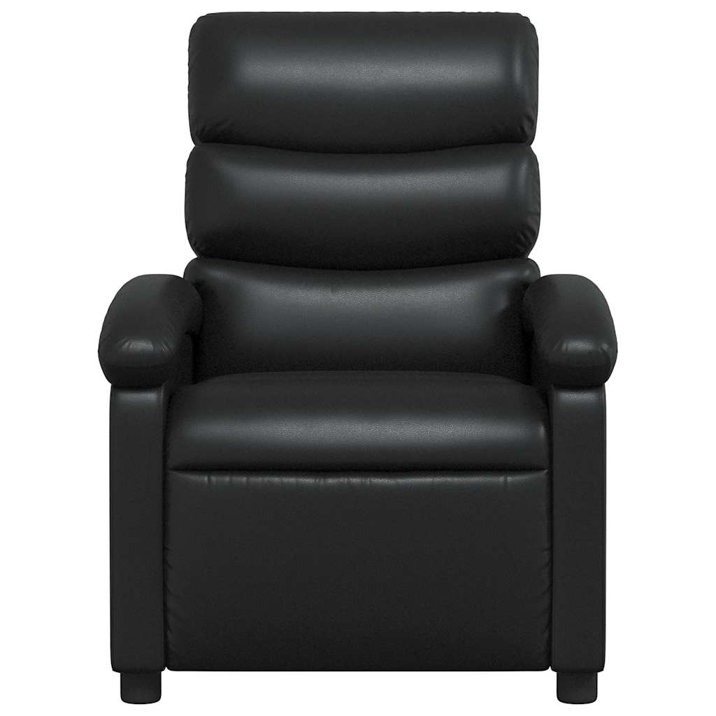 vidaXL Relaxsessel Schwarz Kunstleder