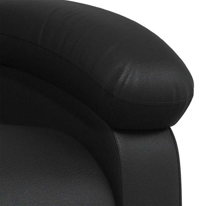 vidaXL Relaxsessel Schwarz Kunstleder