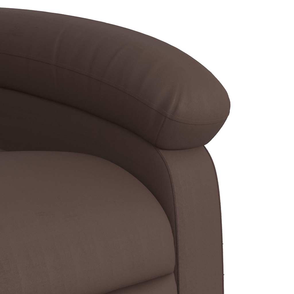 vidaXL Relaxsessel Braun Kunstleder