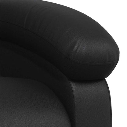 vidaXL Massagesessel Schwarz Kunstleder