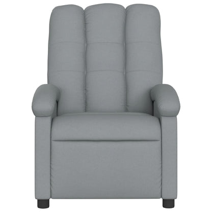vidaXL Relaxsessel Hellgrau Stoff