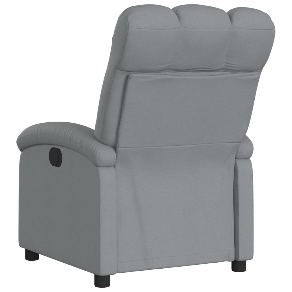 vidaXL Relaxsessel Hellgrau Stoff