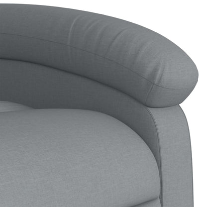 vidaXL Relaxsessel Hellgrau Stoff