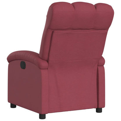 vidaXL Relaxsessel Weinrot Stoff