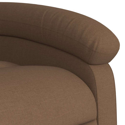 vidaXL Relaxsessel Braun Stoff