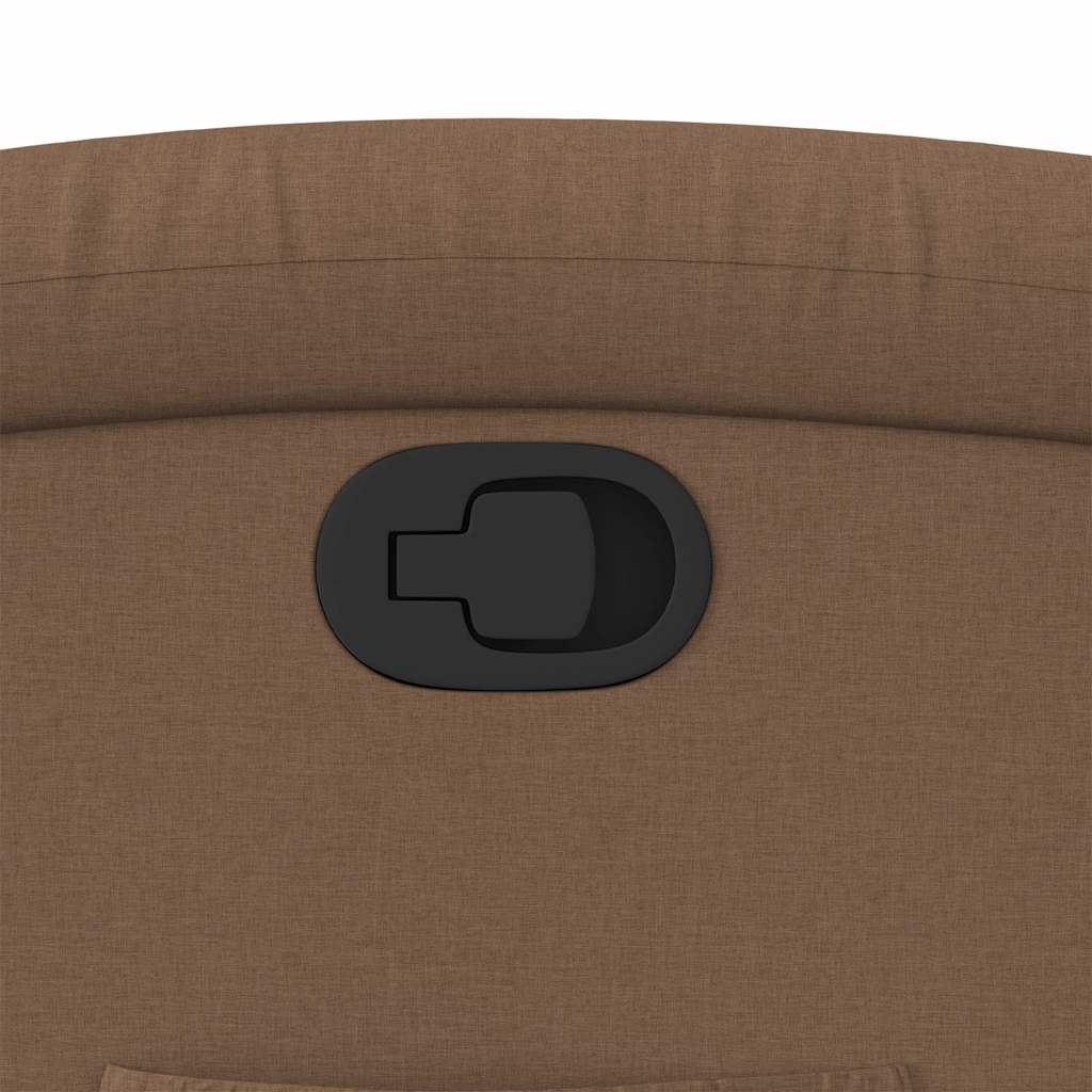 vidaXL Relaxsessel Braun Stoff