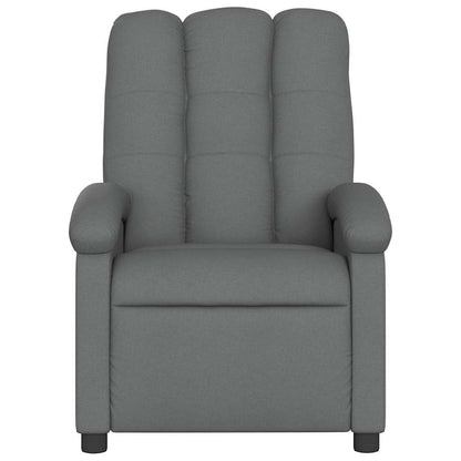 vidaXL Massagesessel Dunkelgrau Stoff