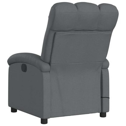 vidaXL Massagesessel Dunkelgrau Stoff