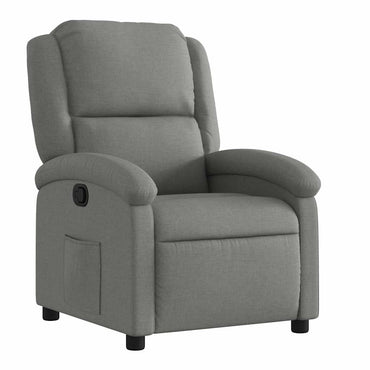 vidaXL Fauteuil de relaxation gris foncé en tissu