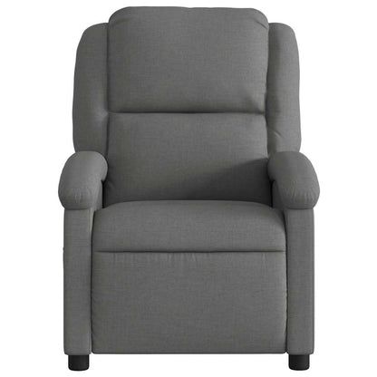vidaXL Fauteuil de relaxation gris foncé en tissu