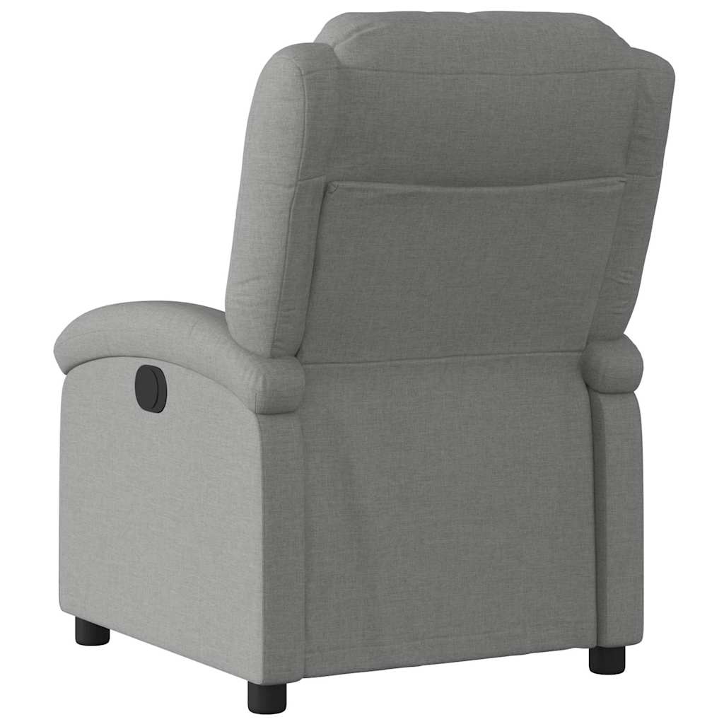 vidaXL Fauteuil de relaxation gris foncé en tissu